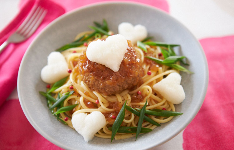 おろしソースでさっぱりパスタ♪