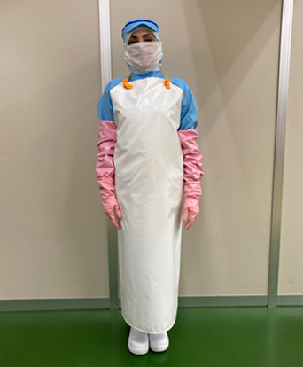 通常商品用のエプロン・手袋・腕カバー