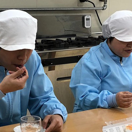 濁度・色度検査の様子