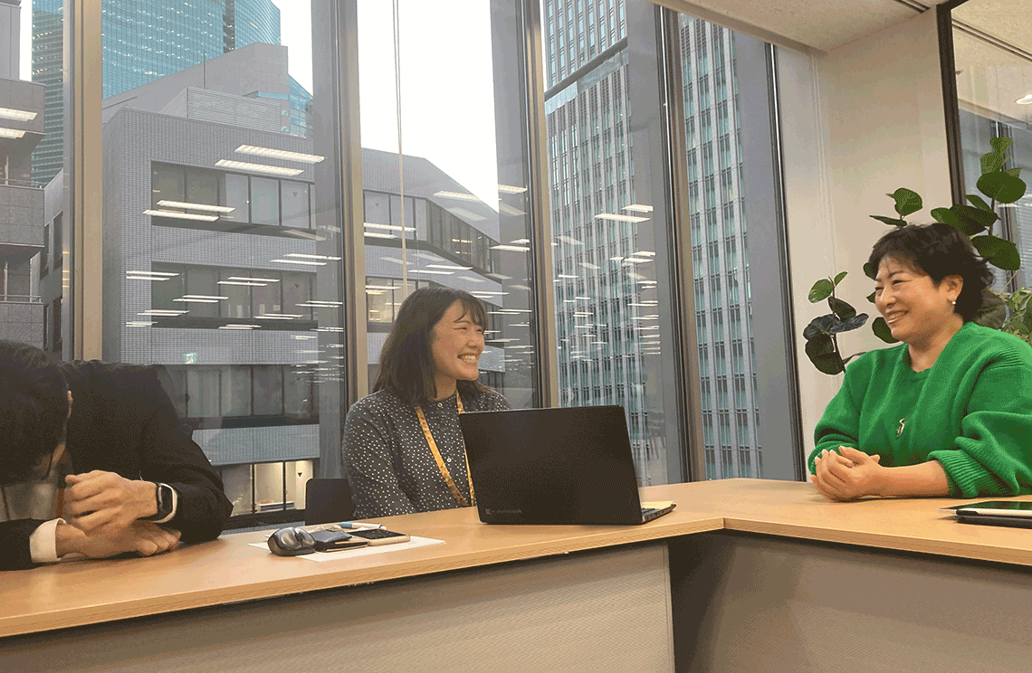 3人での対談の様子