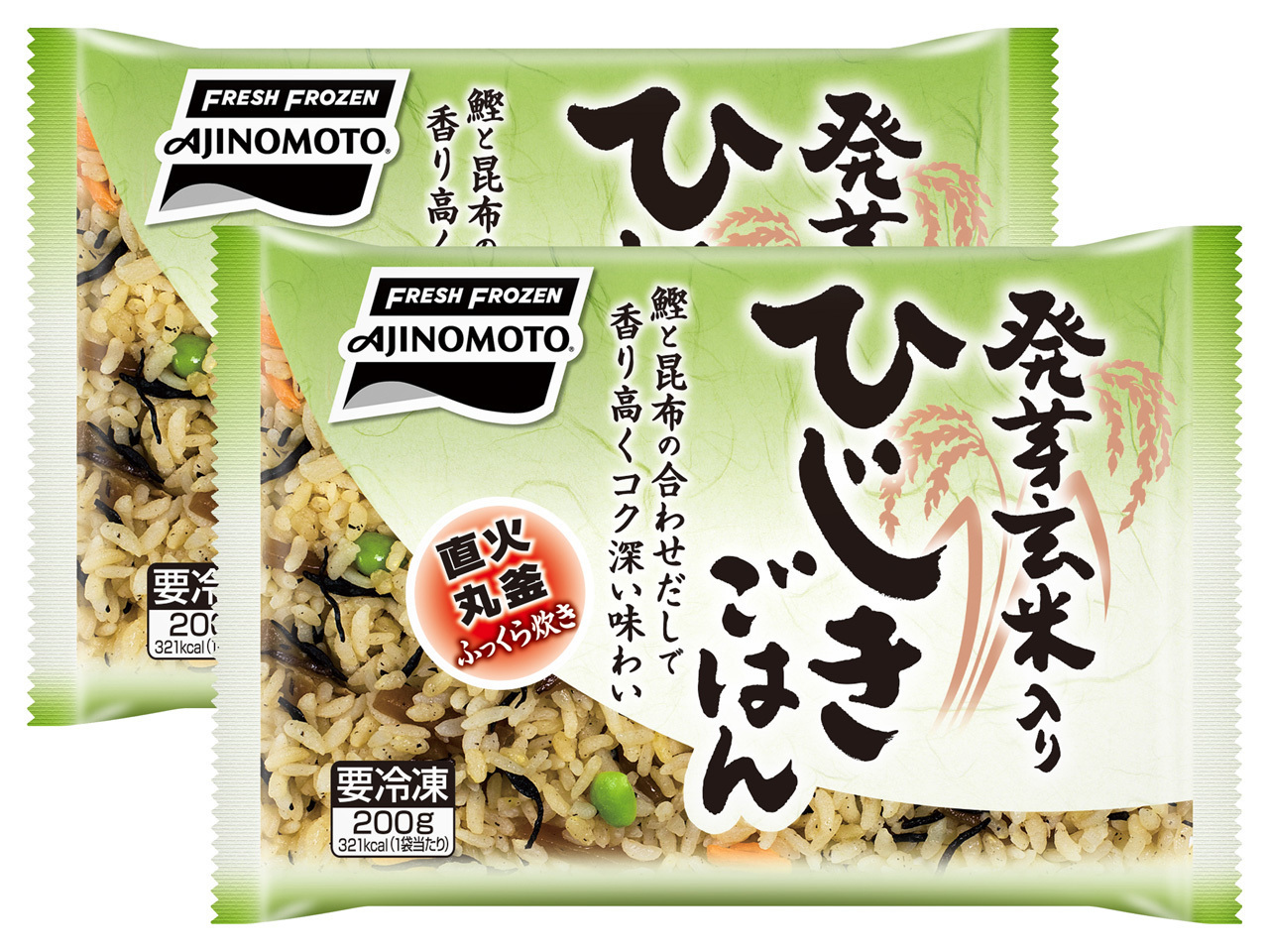 発芽玄米入りひじきごはん 2食入り袋商品画像