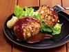 レンジでテリヤキハンバーグ