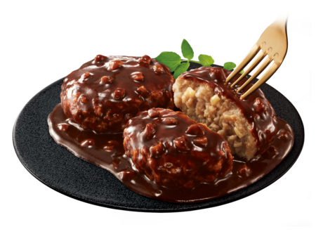 洋食亭®レンジでハンバーグ トリュフ香る濃厚デミグラスソース 2個入り