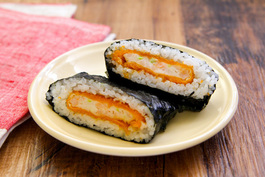 エビ寄せフライでエビマヨおにぎり