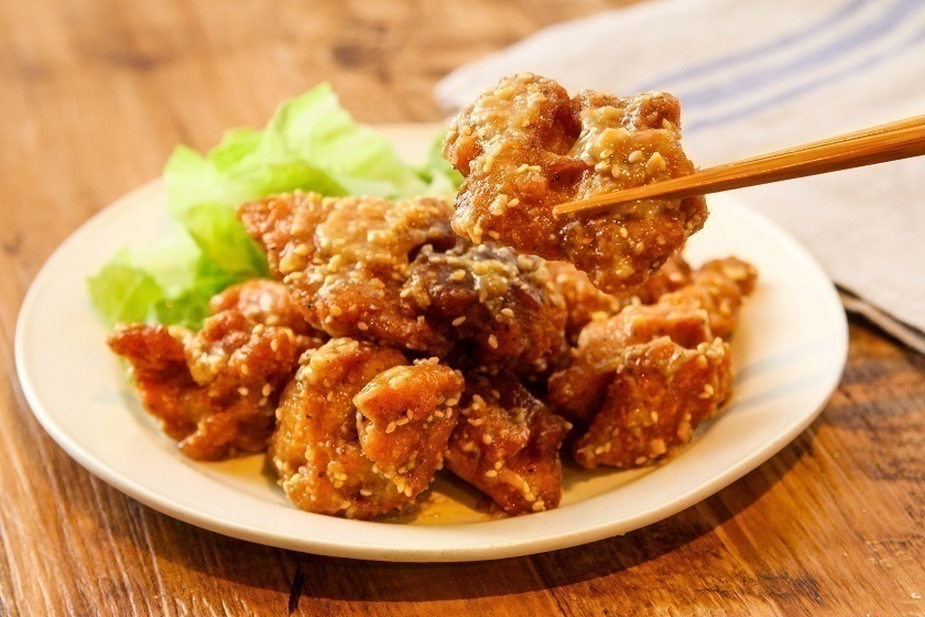 ご飯が進む  から揚げの甘辛みそだれ和え