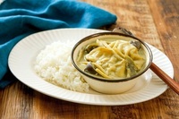 ギョーザでグリーンカレー