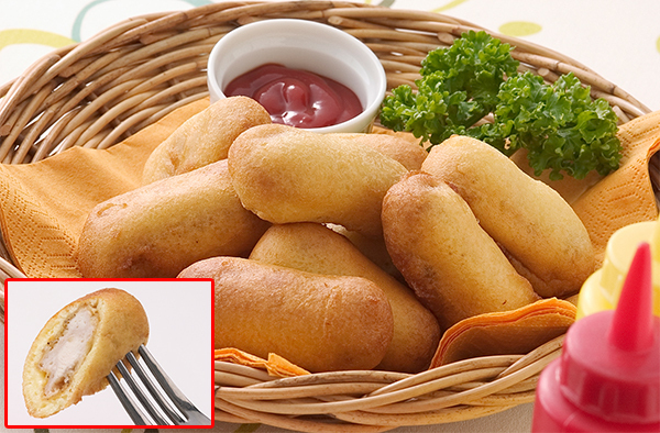 チキンフライのミニ揚げパン