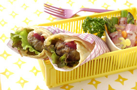 クレープ風ロール弁当
