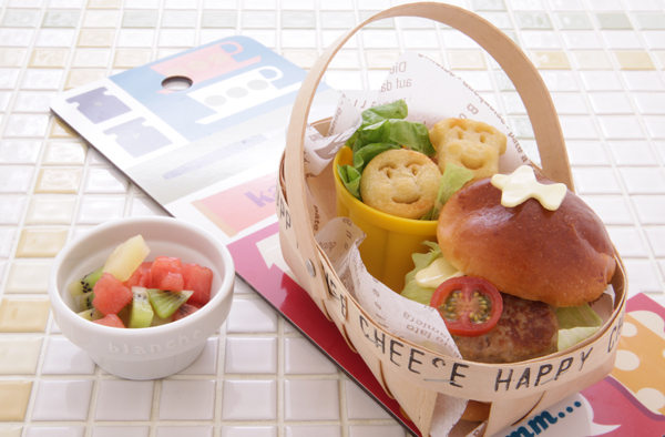 ジューシーなハンバーガー弁当