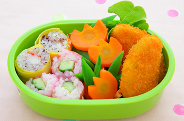 カラフル巻き弁当