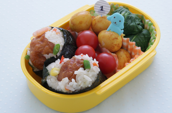 洋風天むす弁当