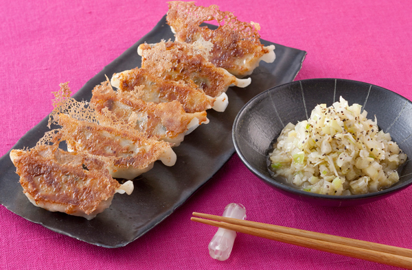 焼きギョーザ　ネギ塩ダレ