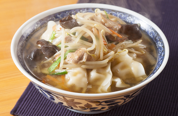 餃子のサンマー麺風