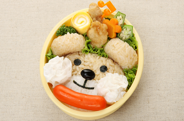 ふわふわほっぺのシューマイワンちゃん弁当
