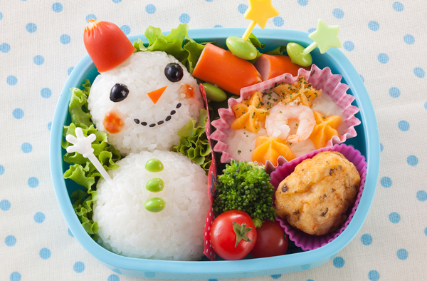 スノーマン弁当