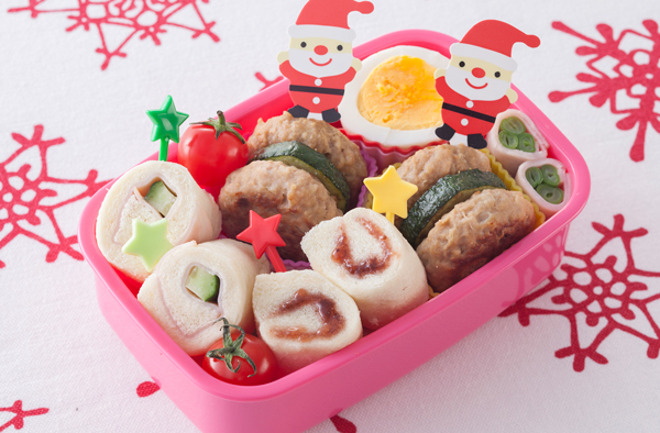 クリスマスロールサンド弁当