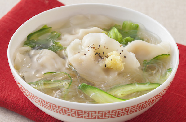 春雨餃子スープ