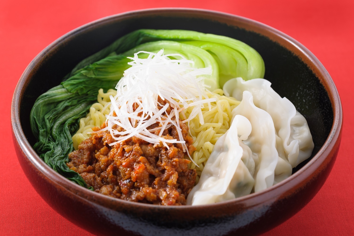 水餃子の汁なし担々麺