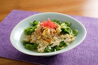レタス炒飯茶漬け