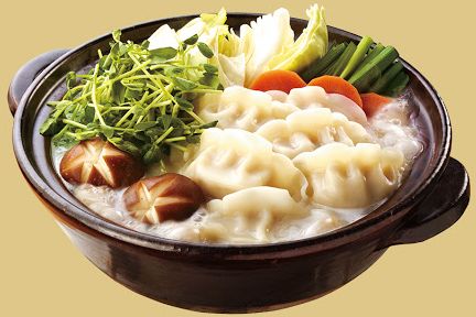 濃厚白湯ギョーザ鍋