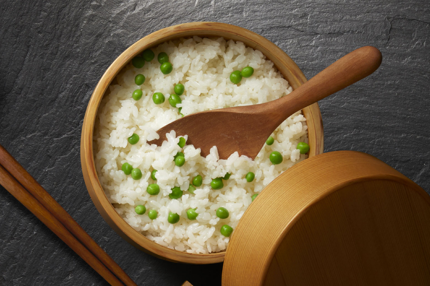 風味豊かな豆ご飯