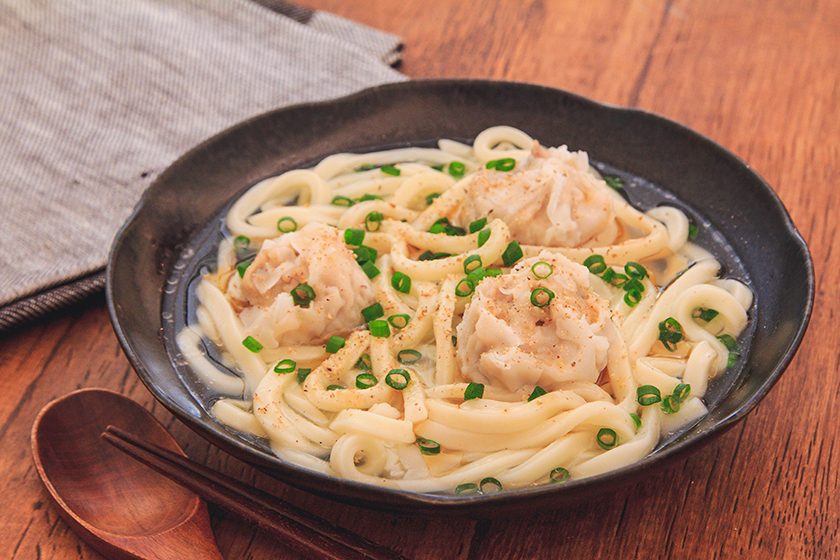 うま塩だれシュウマイうどん