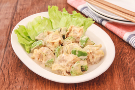 火を使わず簡単!海老肉焼売でエビマヨ