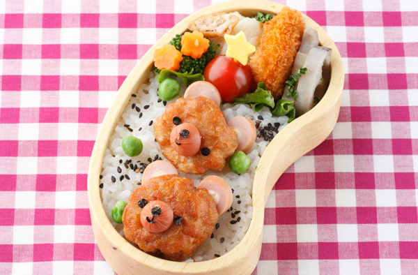 双子のくまくん弁当