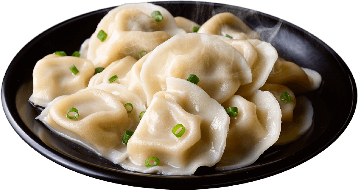 もちもち耳たぶ食感の水餃子