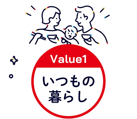 Value 1 - いつもの暮らし