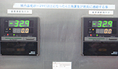 ▲ 急速冷凍庫の温度を保つ
制御室