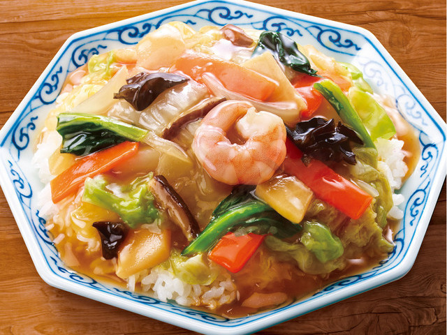 野菜たっぷり中華丼の具