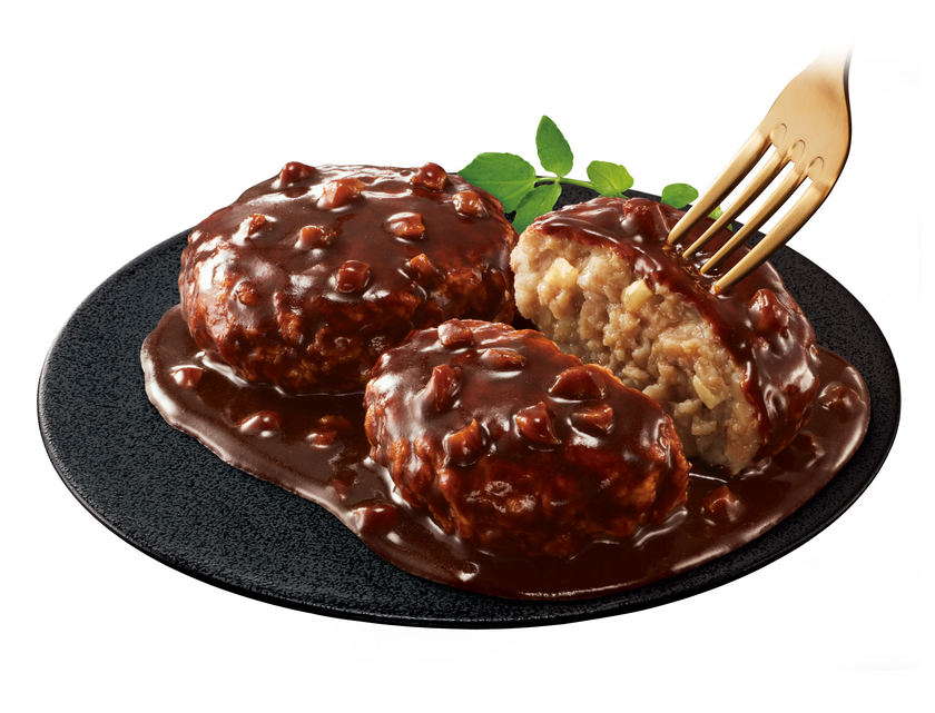 洋食亭®レンジでハンバーグ トリュフ香る濃厚デミグラスソース 2個入り