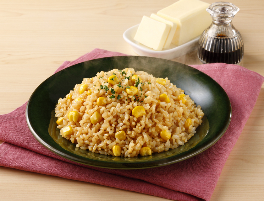 バター醤油香る北海道産とうもろこしの炒め飯