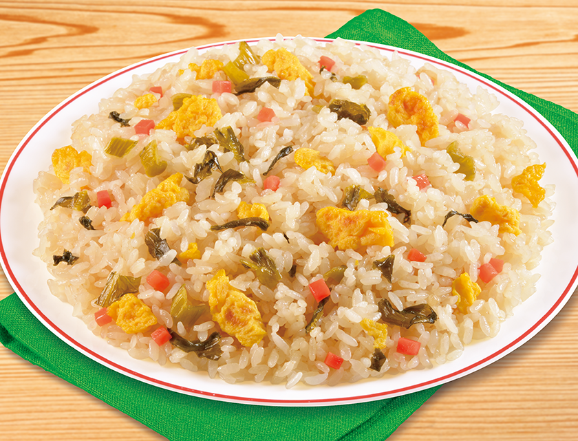 具だくさん高菜炒飯